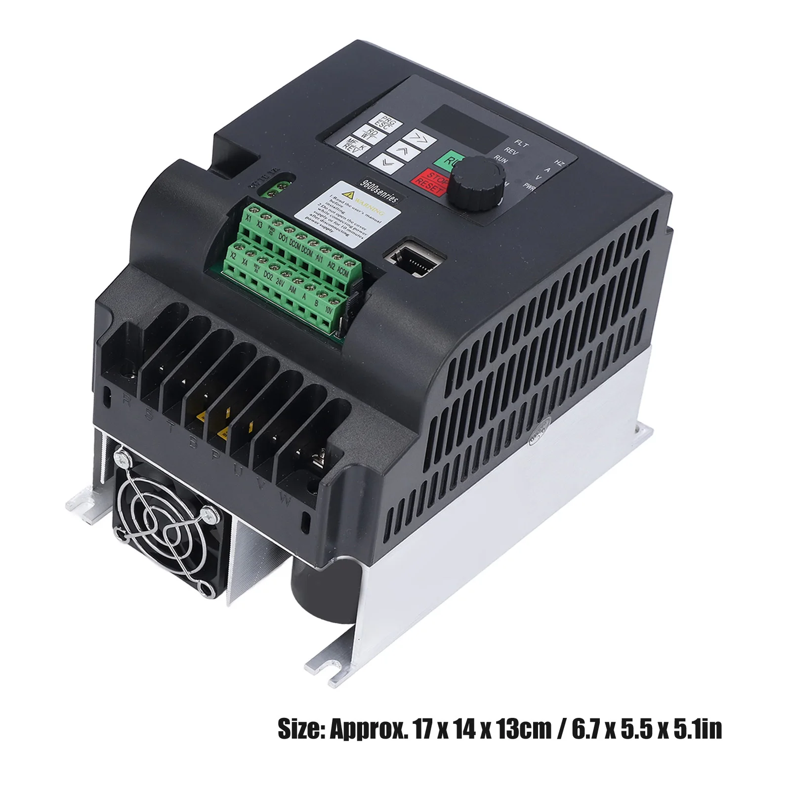 Frequency Inverter Frequency Drive Inverter ABS Motor Frequency Converter Single Phase 220V to 3 Phase 380V 5.5kw 5.5kw Inverter
