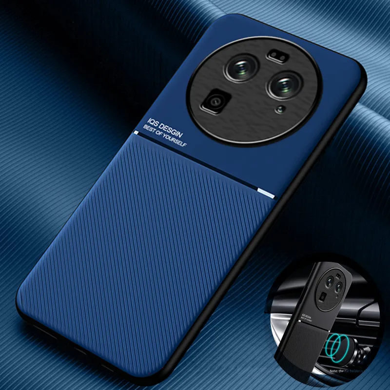 Per OPPO Find X6 Pro Case custodie magnetiche per auto in Silicone di lusso per OPPO Find X6 Pro FindX6Pro 5G Cover posteriore Fundas