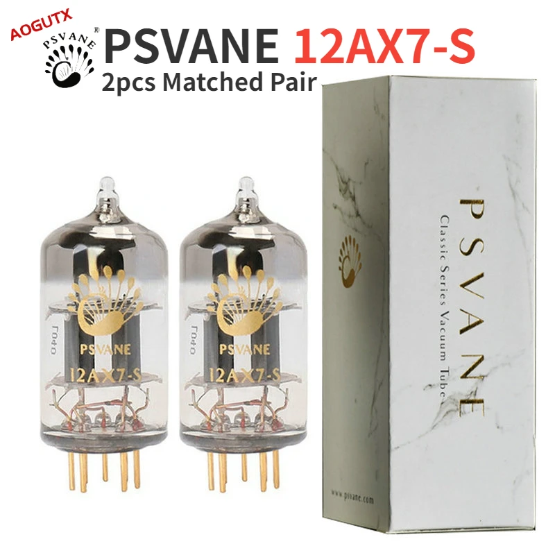 PSVANEVacuum Tube12AX7-S Precision Pairing Tubes for Electronic Tube Amplifier HIFI Audio Amplifier Kit Original Factory Matched