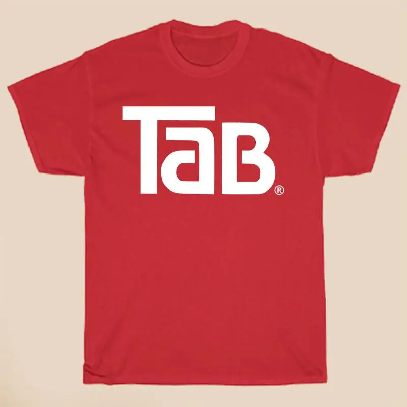 Tab Cola Soft Drink camiseta roja para hombre talla S 3Xl