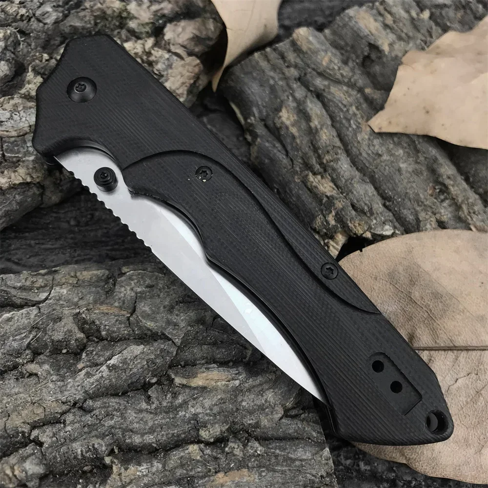 Outdoor Portable BM Rukus 615 Folding Knife S30V Plain Blade G10 Handles Camping Hunting Tactical Knives Survival EDC Tools