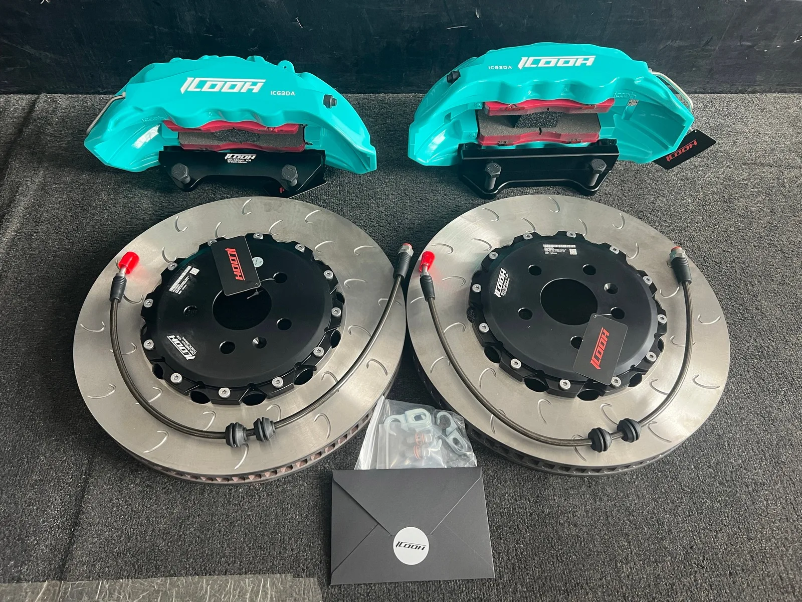 High Quality IC6 Steel Disc Front 380X36 6-piston brake caliper kit fits for BMW 4 Series (G22) 2020+