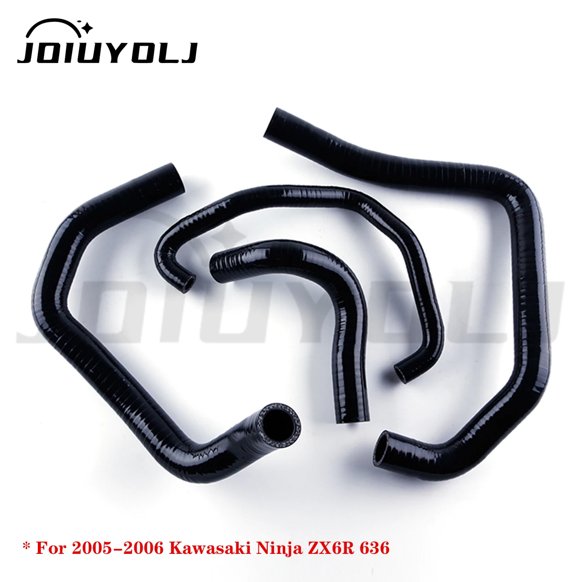 Silicone Radiator Coolant Hose Kit For 2005 2006 Kawasaki Ninja ZX6R ZX636B 636 Motorcycle Cooling Pipe