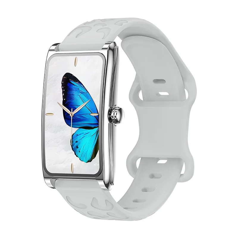G500 Smartwatch for Women 1.47-inch Color Screen Ultra-slim 9mm Profile Eco-friendly Materials Skin-friendly Soft Foldable Strap