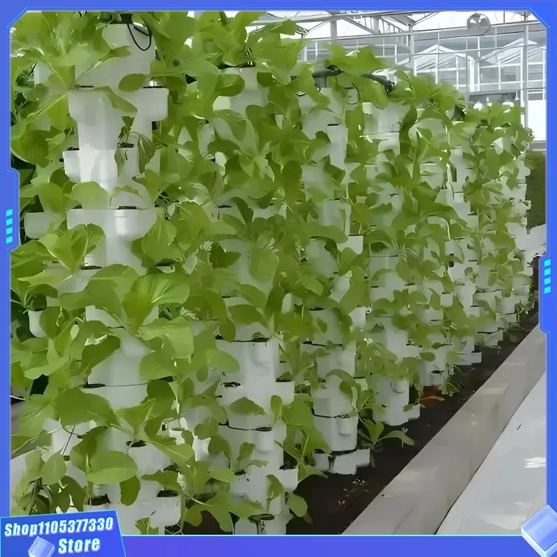 Vertical Tower Hydroponics System Lightweight PVC Channel Equipment For Field Irrigation High Quality Garden Growing Kit