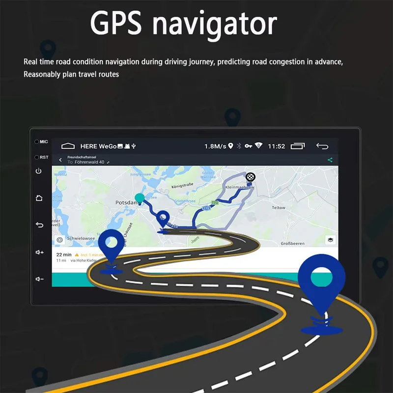 7 "4 + 64 ГБ 2 Din автомобильный радиоприемник мультимедийный видеоплеер авто Carplay стерео GPS головное устройство для VW POLO MK3 1999-2001