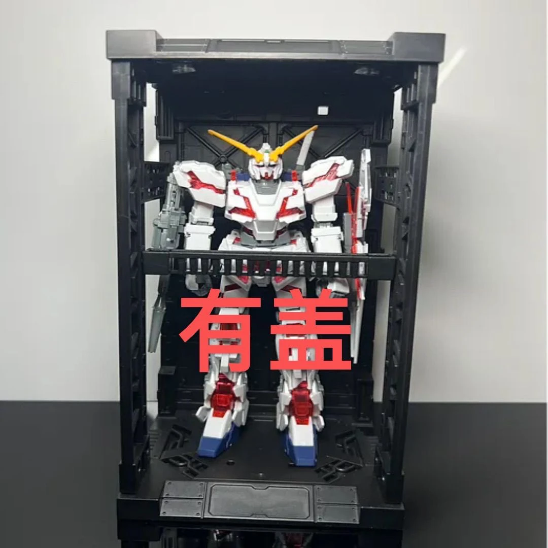 حامل عرض للقاعدة الأمامية، رف تخزين للنماذج، رف جاهزية للجنود بمقياس /2، سلسلة ألعاب روبوتات غاندام للأعمار 4 عامًا فما فوق #3