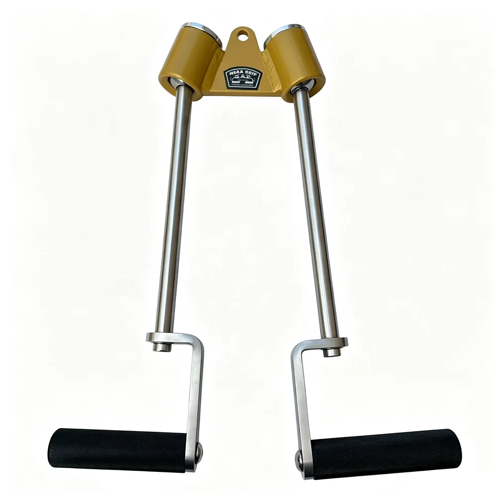 New Arrivals Gym Pulldown Handle Heavy Duty Double Grips Home Exercise Weightlifting Pull up Bar Grip