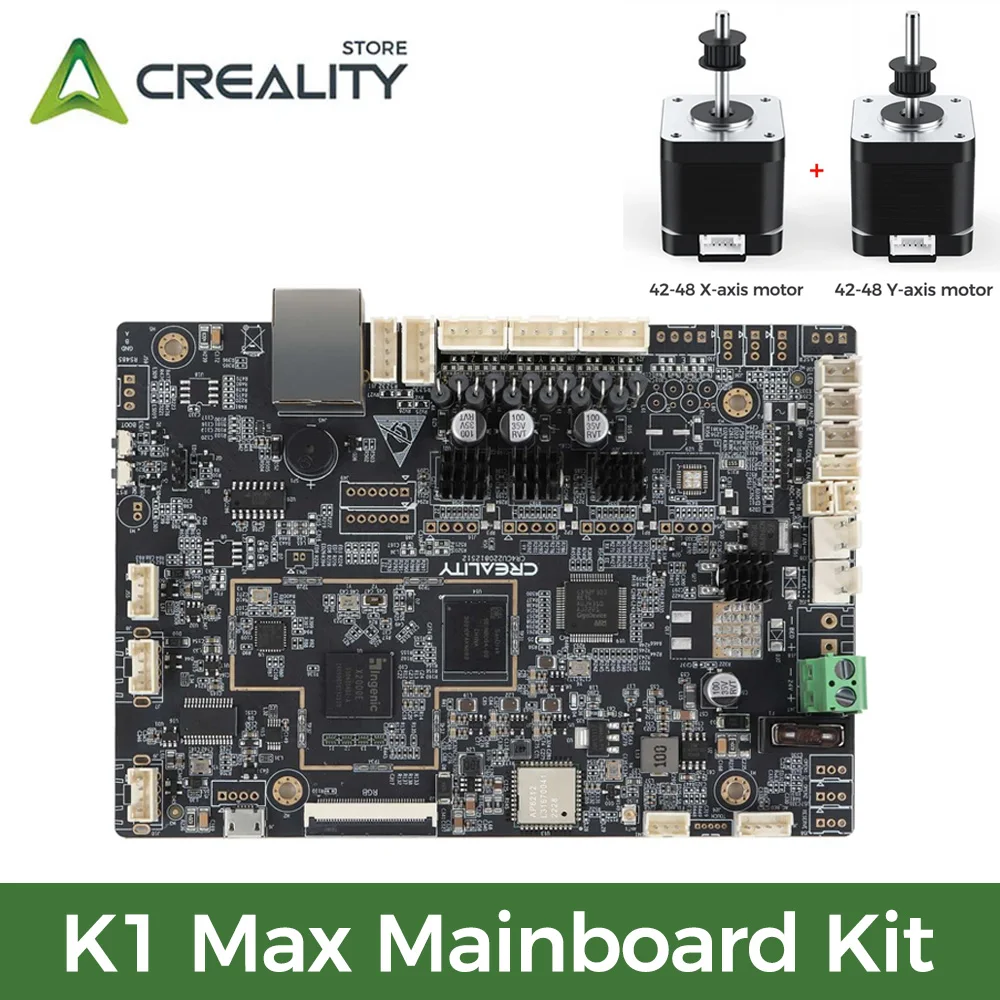 

Creality K1 Max Mainboard Kit for 2023 2024 2025 Original Mute Mainrboard Kit_CR4CU220812S12_32_TMC2209_X2000E 3d Printer Parts