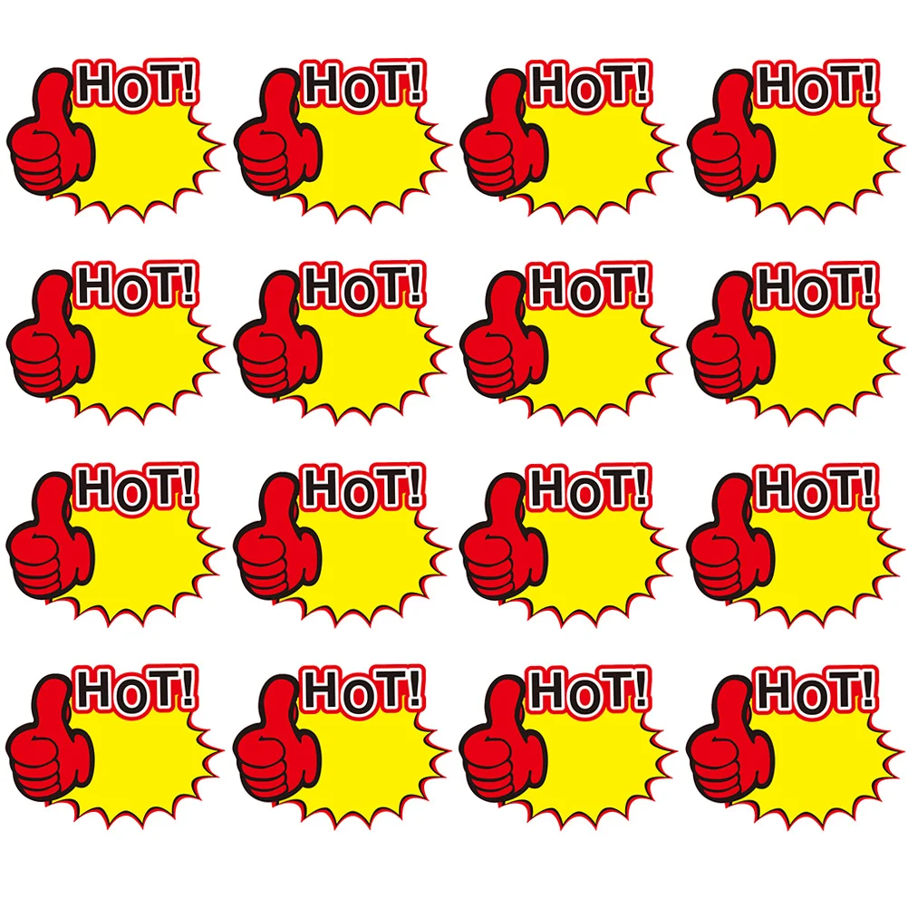 50 шт. ценники, многофункциональные рекламные наклейки для витрин в магазине, распродажа, реклама, мероприятия по работы, товарные ценники