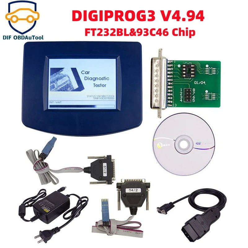 Digiprog3 V4.94 with FTDI FT232BL&93C46 OBD ST01 ST04 DIGIPROG III Odometer Programmer Digiprog3 Mileage Diagnostic Tool