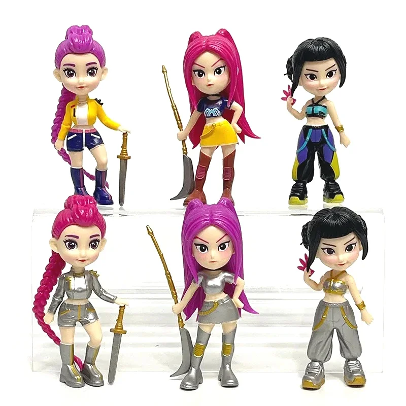 

В наличии горячая мини-Аниме KPop Devil Hunter Кукла Виниловая игрушка Rumi Mira Zoi Персонаж Виниловая маска Орнамент Игрушка Подарок на день рождения