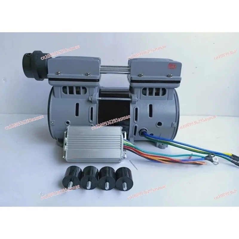 Bomba de Ar Silenciosa e Sem Óleo para Compressor, Cabeçote de Motor 12V 24V 48V 72V 110V DC para Concentrador de Oxigênio Automotivo