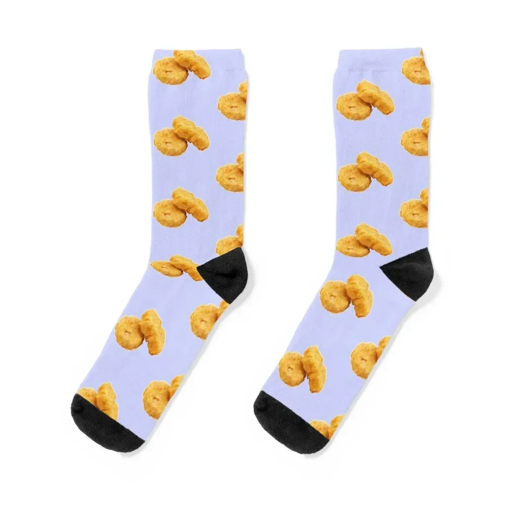 Crispy Deep Fried Chicken Nuggets Nugs Lover Gift Socks new in's ankle winter Antiskid soccer Women's Socks Men's