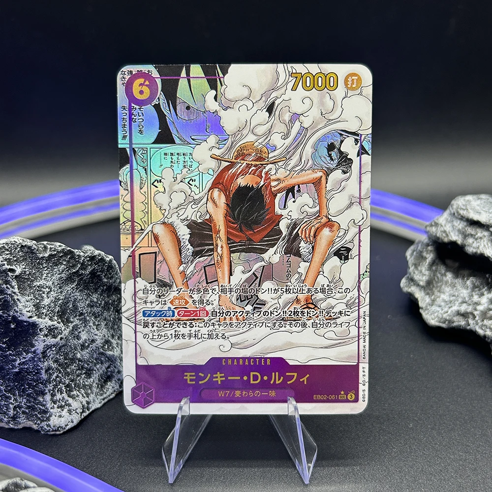 

1 шт., новый дизайн, коллекционная карта аниме OPCG, обезьяна Д. Луффи, текстурированная самодельная карта, классическая игра, аниме-карта, подарочная игрушка