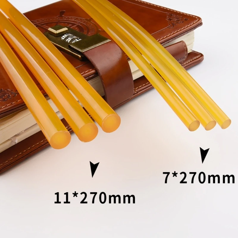 10Pcs Yellow Hot Glues Sticks Hot Melt Glues Sticks Repair Tool Glues Sticks Hot Melt Adhesive Glues Sticks for Car DIY M4YD