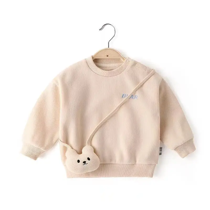 Baby Clothes Thin Style Infant Girls Pullover 2024 Autumn Long-sleeved Baby Girl Hoodies Casual Top Toddler Sweatshirts 0-3 Y