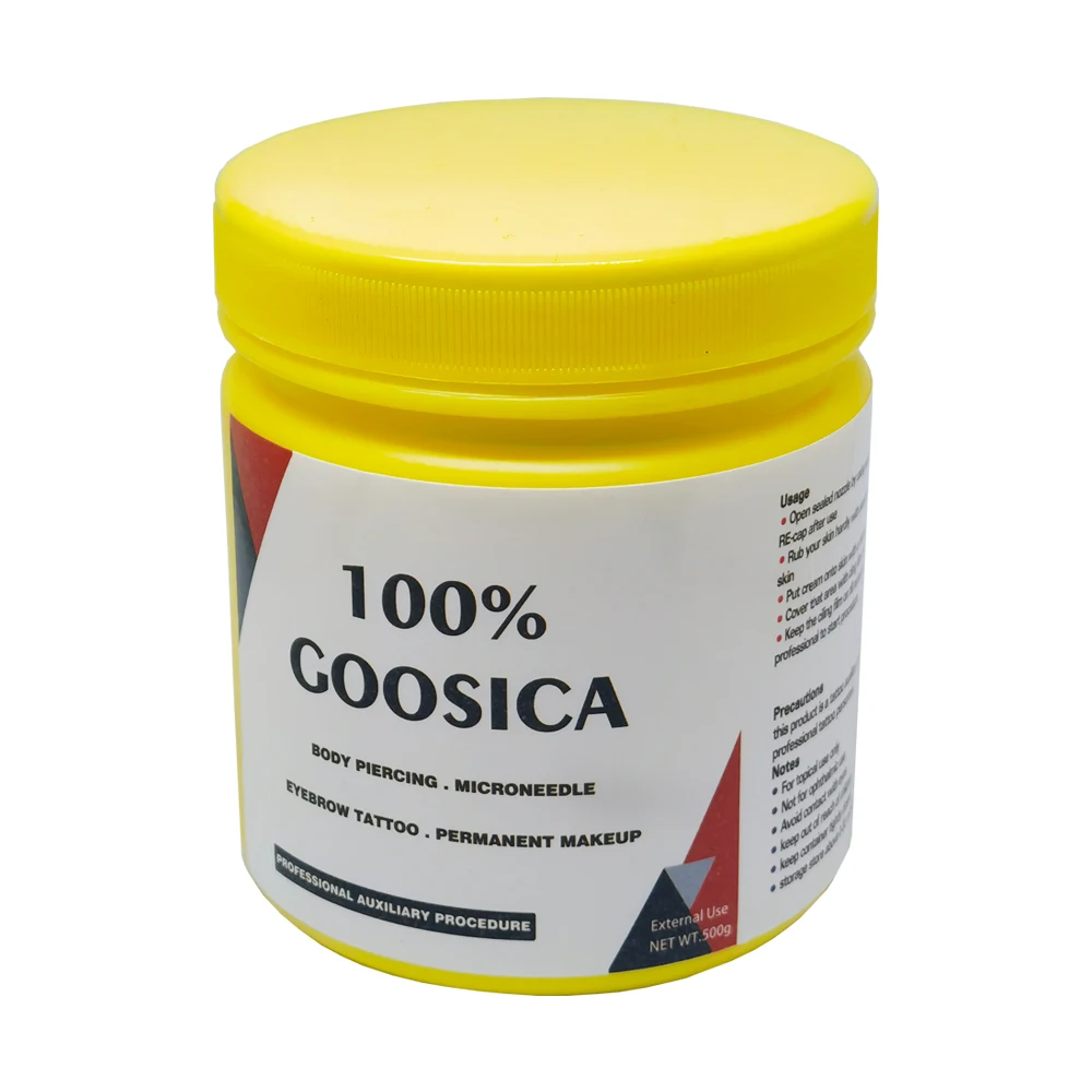 100% Goosica Eyebrow Tattoo Auxiliary Procedure for Permanent Makeup Microblading Piercing Face Beauty Eyebrow Lips 500g
