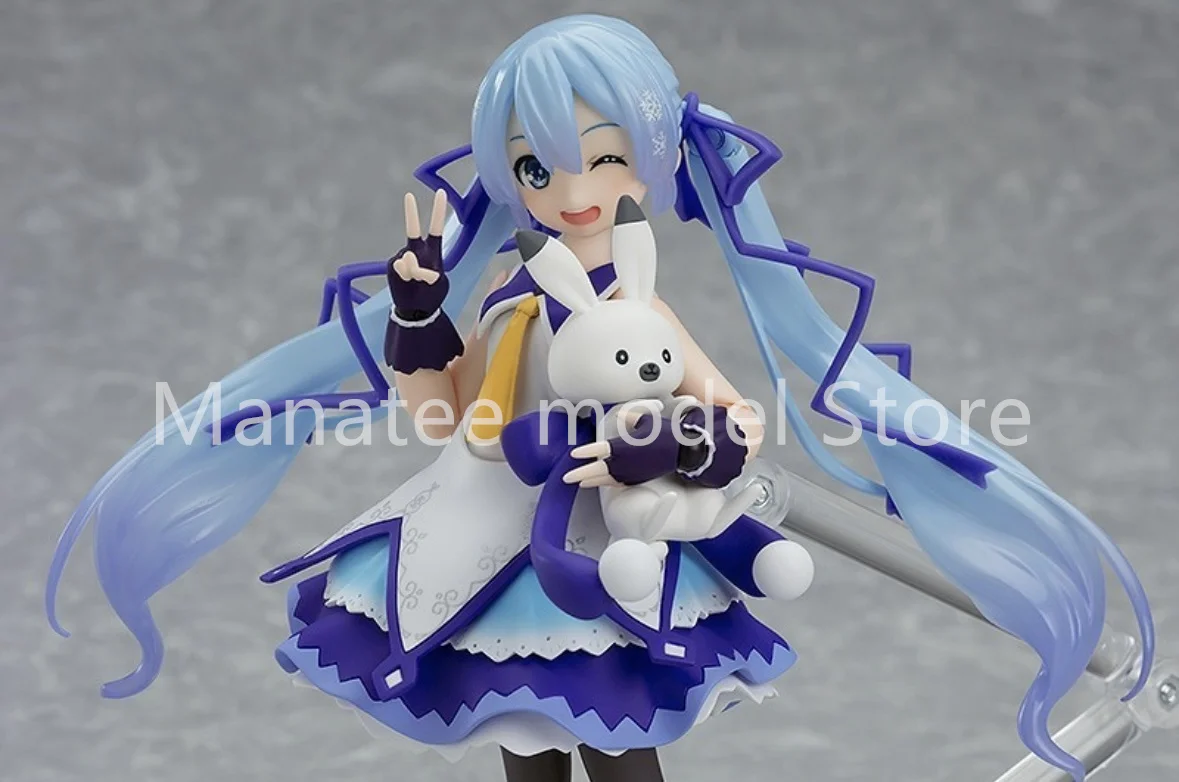 Max Factory Original figma Snow Miku Magical Snow PVC Action Figure Anime Model Toys Collection Doll Gift