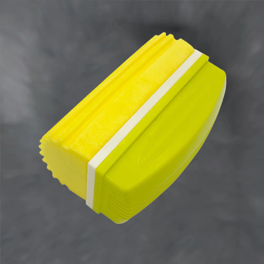 منظف ممحاة السبورة البيضاء الفاخر، صغير الحجم، سهل الحمل، للاستخدام اليومي، قبضة مريحة، أداة تنظيف المكتب باللون الأصفر #5