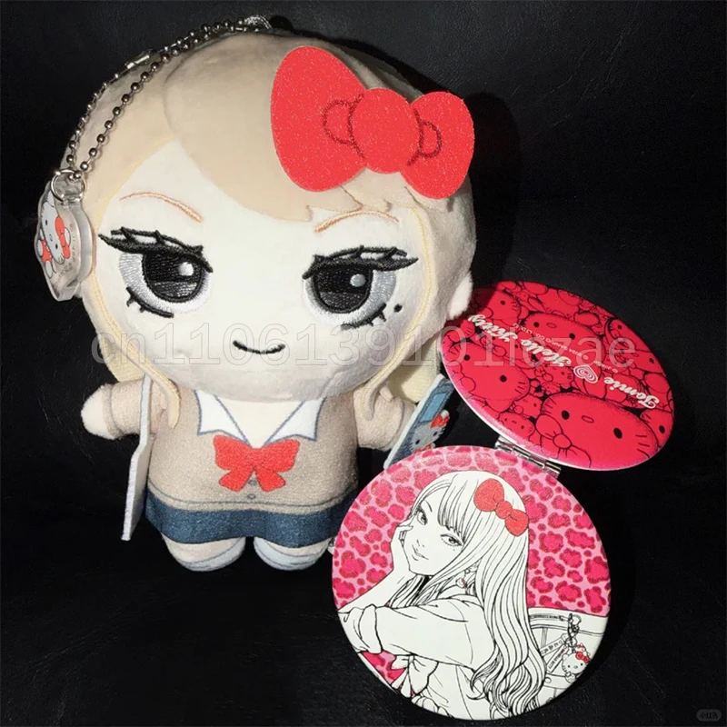 

Sanrio X Junji Ito Collaboration Tomie Series Plush Keychain Stuffed Pendant For Bag Backpack Anime Fans My Melody Kuromi Style