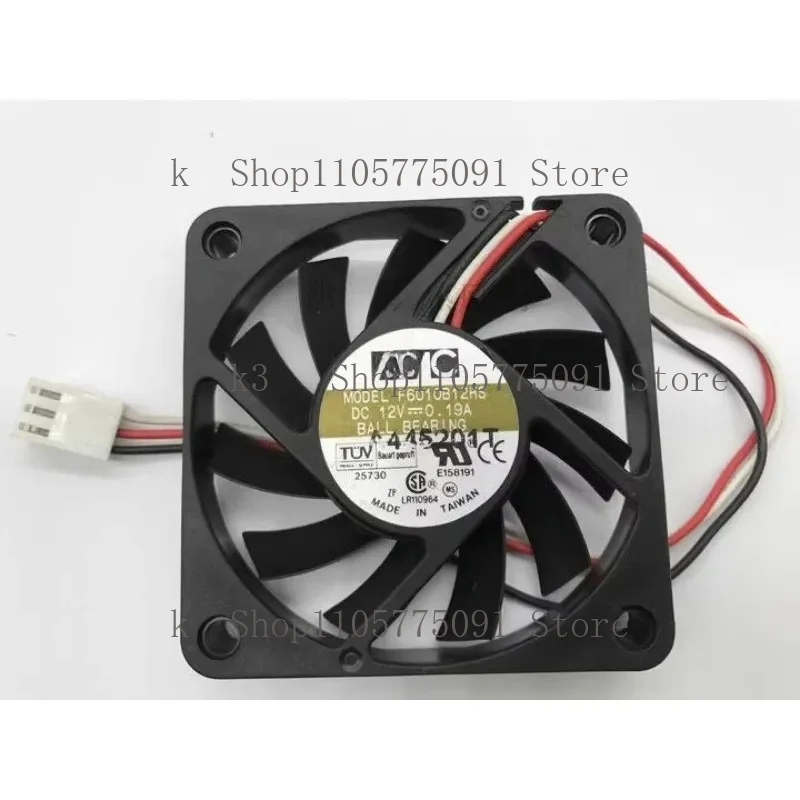 New CPU Fan for AVC F6010B12HS DC12V 0.19A Cooling Fan 6010 60*60*10MM 6CM