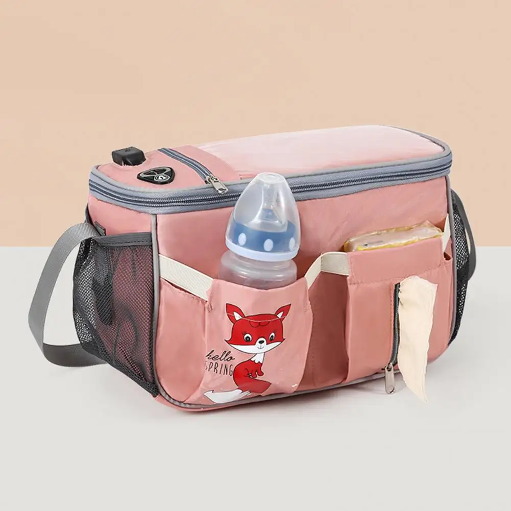 Baby Stroller Organizer Bag Mummy Baby Car Bag for Outdoor Stroller basket hanging bag baby roller