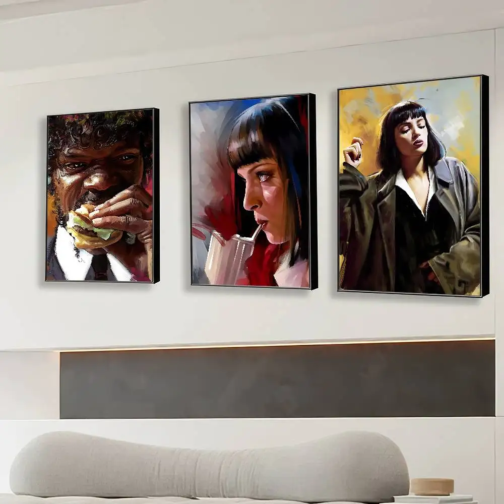 أفلام اللب الخيال الملصقات لزجة الديكور اللوحة جدار الفن الأبيض جدار ديكور