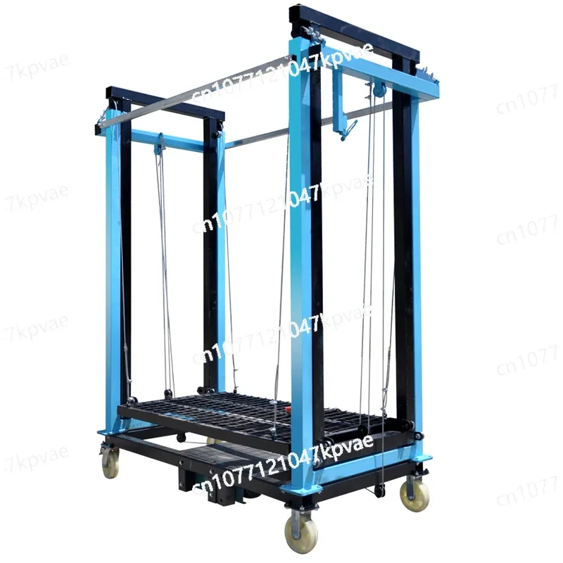 Electric Lifting Scaffolding Platform Remote Control Mobile Construction Site Home Decoration Foldable Portable