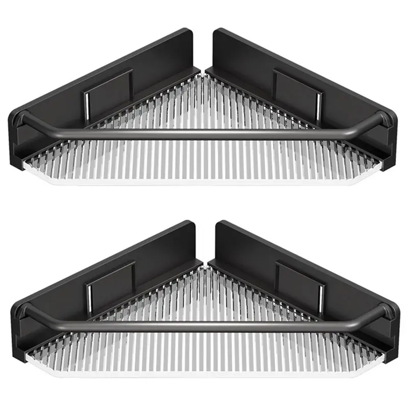 

BYBS-полки для ванной комнаты, угловая душевая кабина, акриловая полка для душа, органайзер для ванной комнаты без сверления и решение для хранения вещей