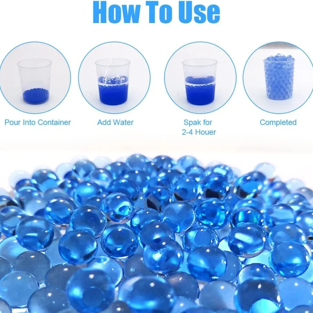 كرة الماء الخرز الذخيرة عبوة هلام الماء الرصاص الخرز 7-8 مللي متر لبنادق لعبة 416 AK ZUI #4