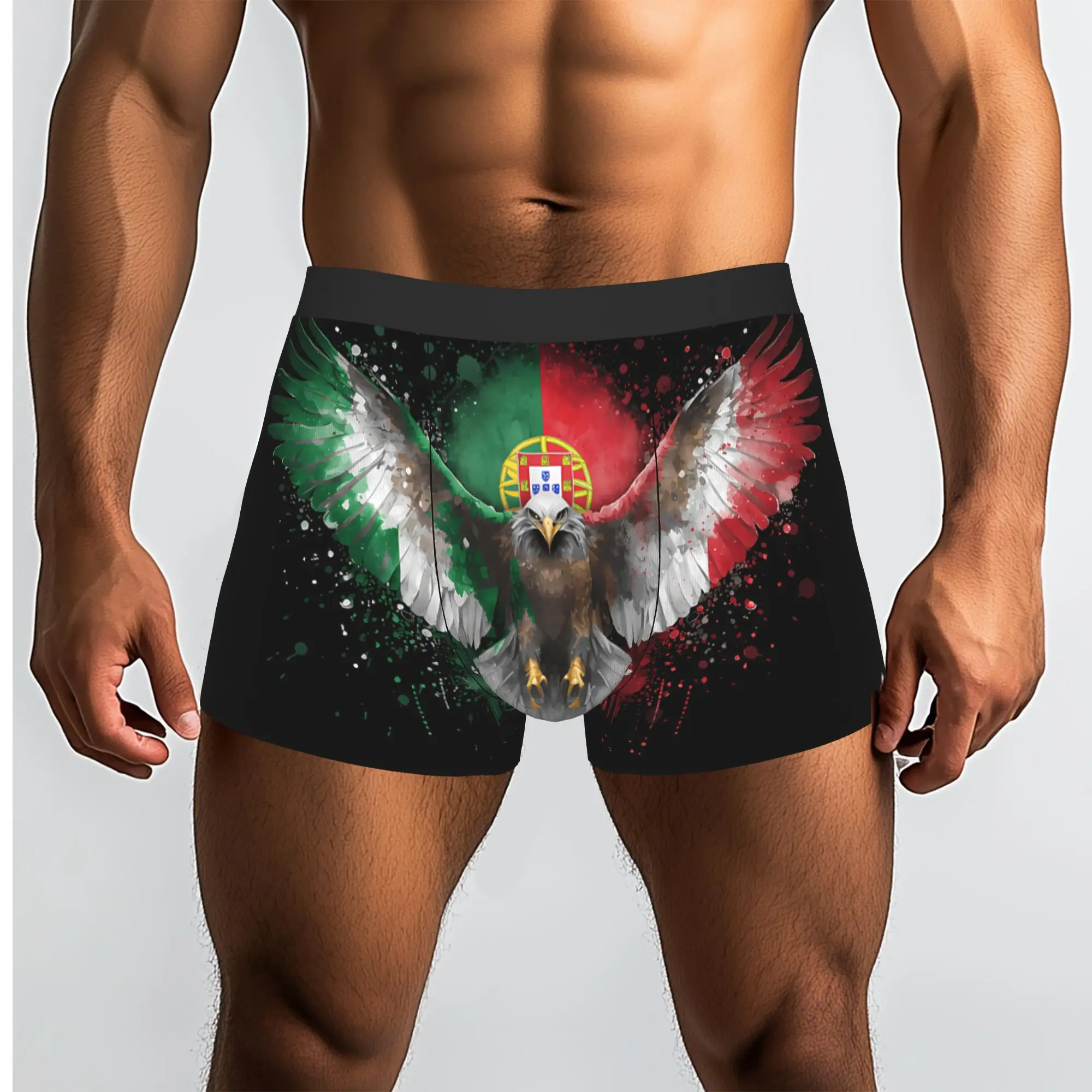 Portugal Flag Portuguese Pride  Portuguese Underpants Homme Panties Male Underwear Ventilate Shorts Boxer Briefs