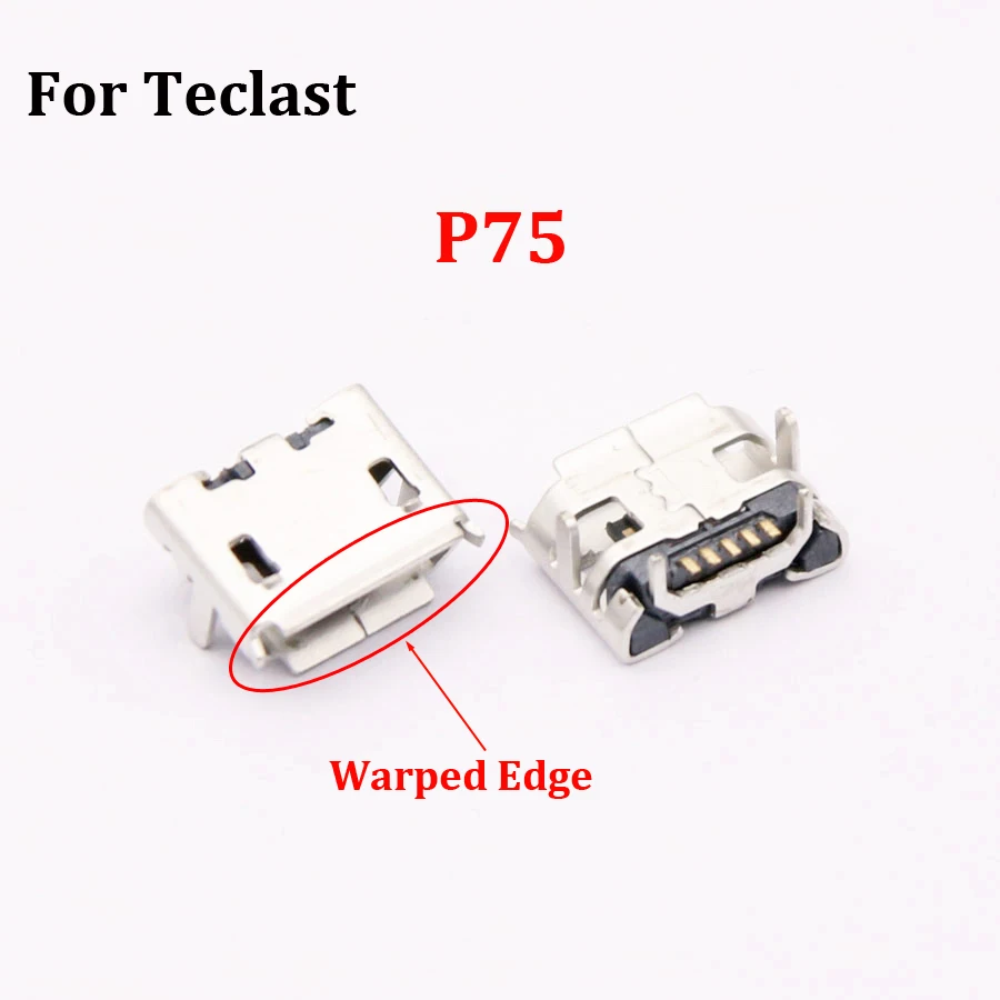 2PCS/Lot For Teclast P75 P80 M40 P20HD T30 T8 T80 T40 Plus P10 M30 Pro M16 USB Charging Dock Charge Socket Port Jack Connector