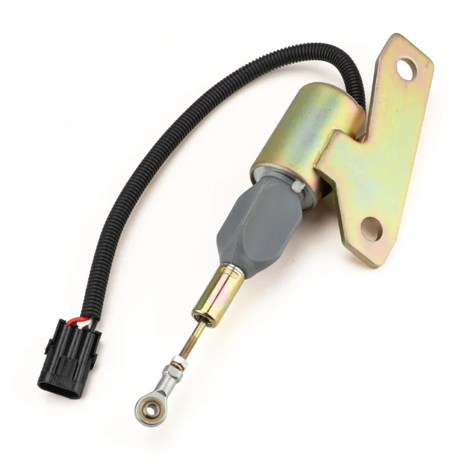 3991625 SA-4959-24 24V Fuel Shutoff Solenoid Fits Hyundai R225-7 R200-5 6BT5.9