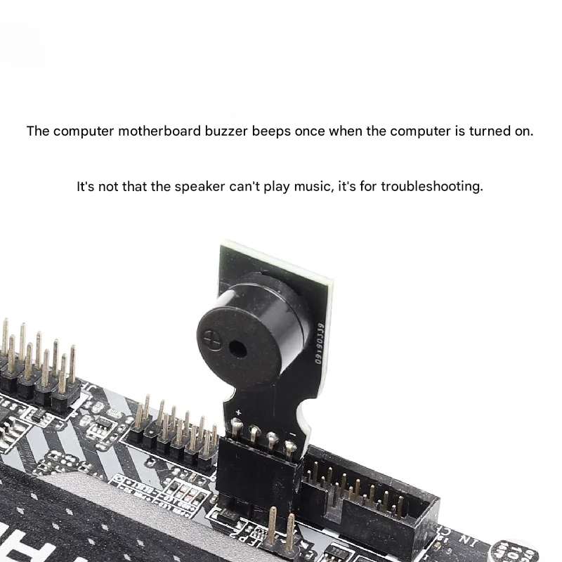 

motherboard buzzer 4-pin interface computer startup speaker speaker passive listening recognition fault