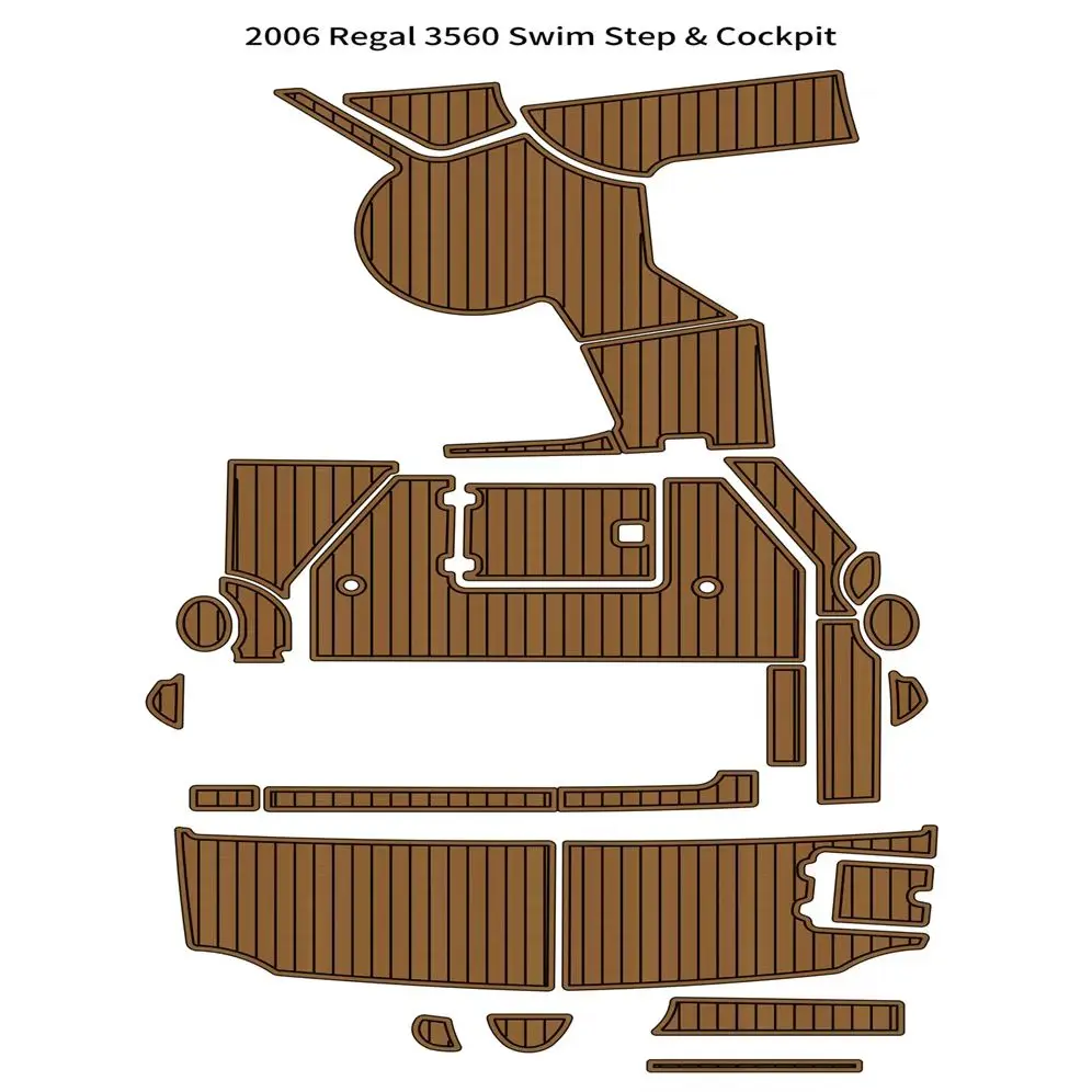

2006 Re-gal 3560, платформа для плавания, коврик для кабины, лодка, пена EVA, напольный коврик из тикового дерева, ghcytd5i7t98fty