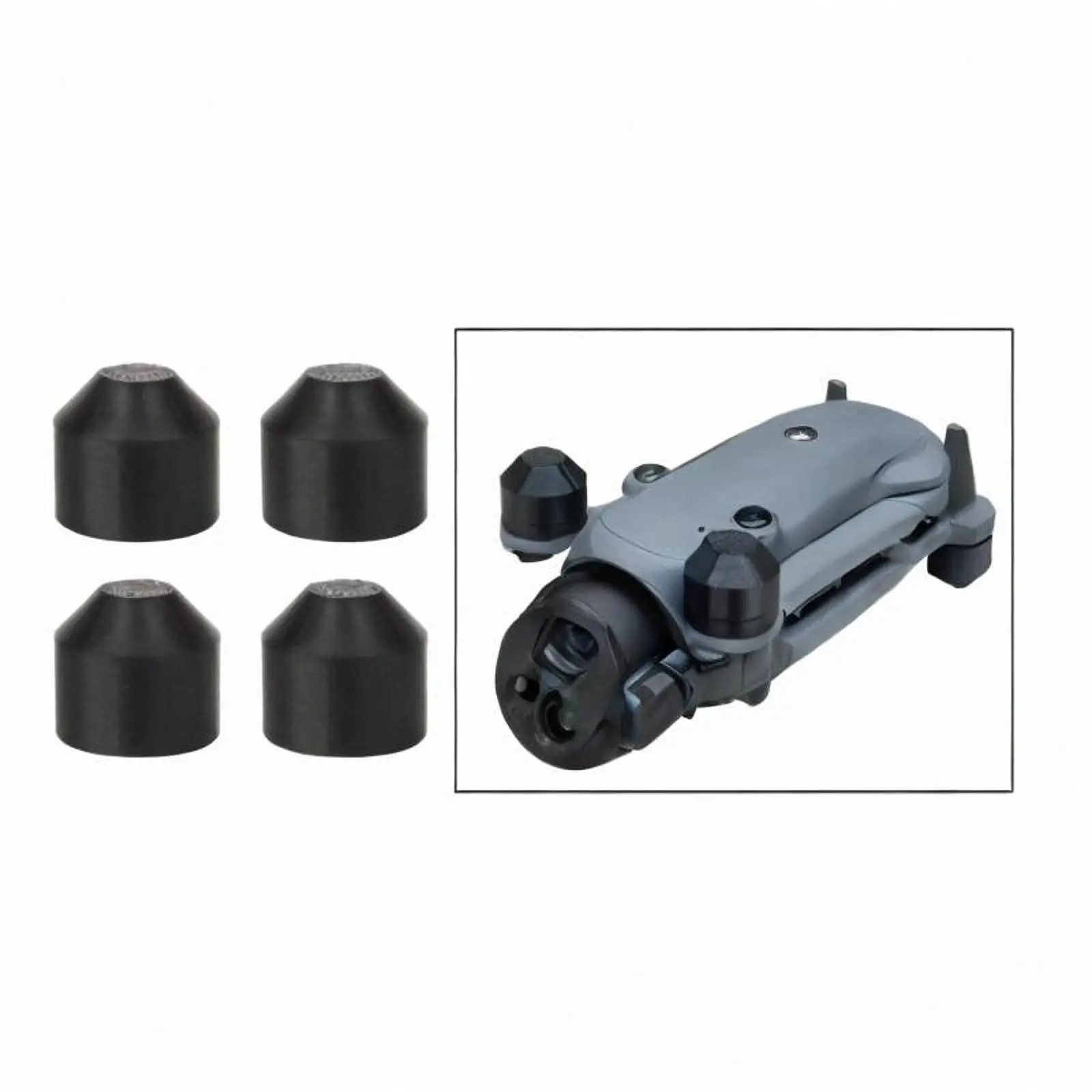 

Сменный защитный чехол для двигателя, черный водонепроницаемый колпачок для двигателей дронов Mavic4pro, прочный ТПУ