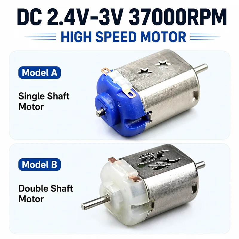 DC 2.4V-3V 37000RPM Ultra High Speed Micro 130 Motor Mini  Electric Motor DIY RC 4WD Toy Racing Slot  Car Competition Engine