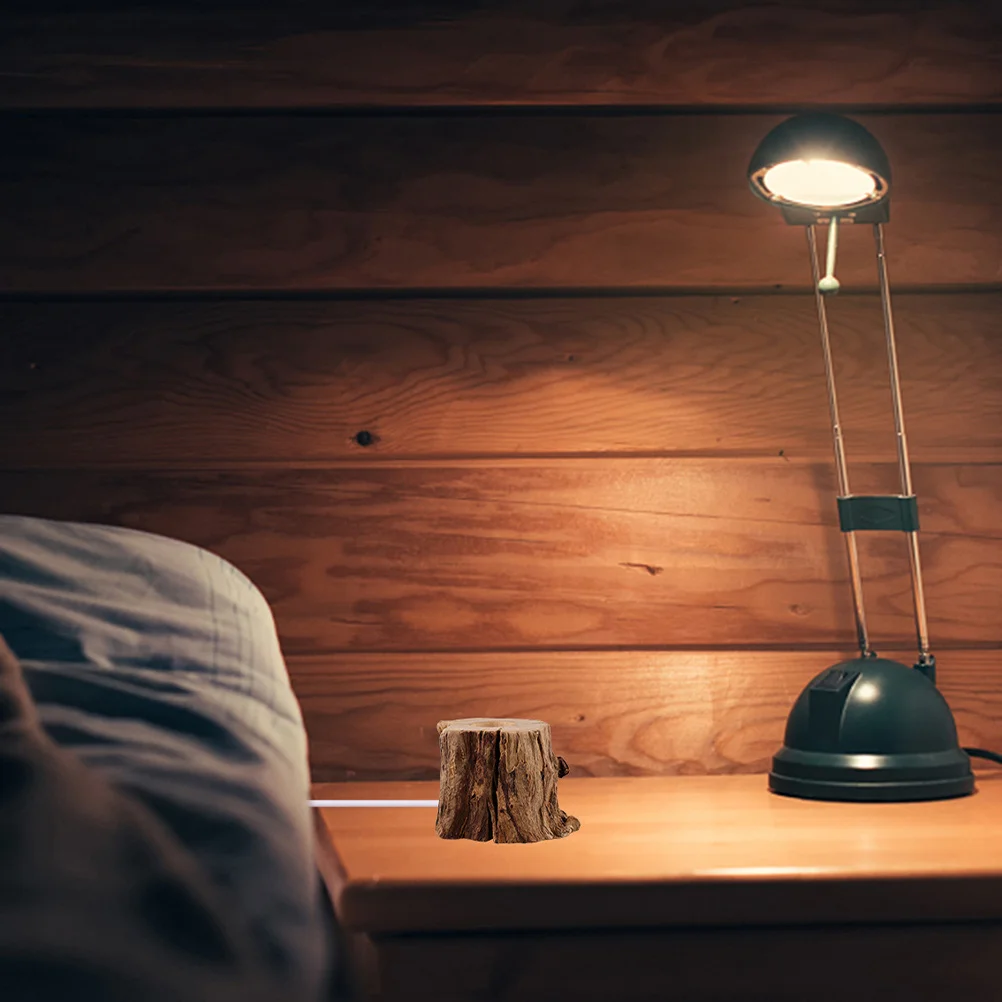 

2Pcs Lighted Base for Crystal Glass Sphere Wooden Stand with LED Lights Display Decor Romantic Atmosphere USB Powered