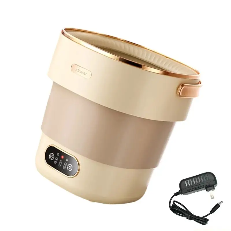 D0AB Travel Friendly Mini Washing Machine for Underwear and Socks Portable Laundry Appliance Underwear Socks Washing Machine