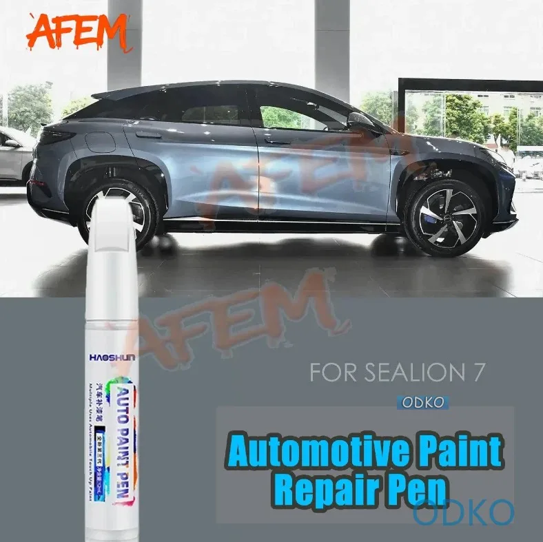 Para BYD Sealion 7, Lápiz de Pintura Táctil, Lápiz de Barniz, Herramienta de Reparación de Arañazos de Coche, Negro Obsidiana, Gris Atlantis AAP HB5