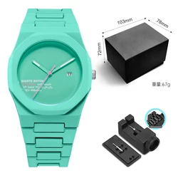 SHUAIKE 1142-10 Ladies' dopamine candy colored waterproof quartz watch, fashionable and innovative couple style student watch