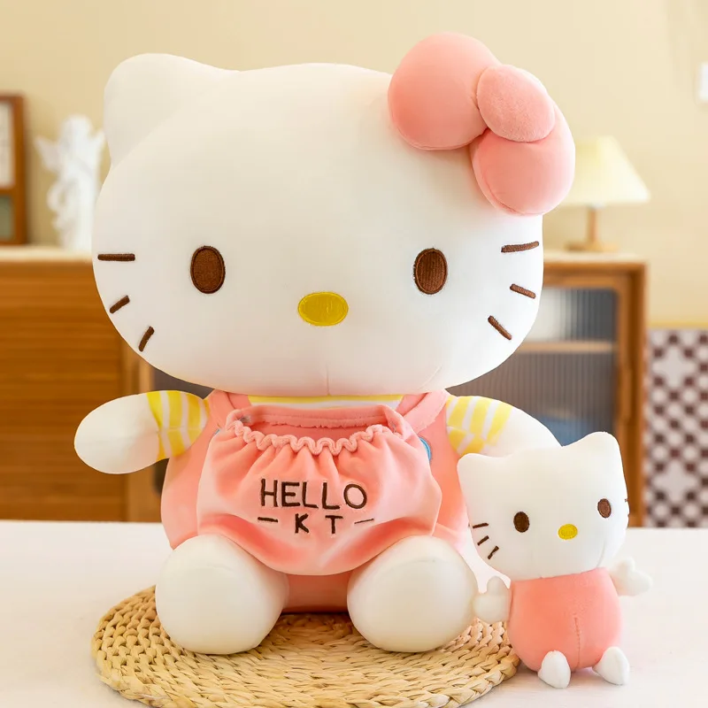 Peluches de dibujos animados Kawaii para niña, juguetes de peluche de Hello Kitty, muñeco de Animal de peluche, Gato Snario, Peluches de Anime de