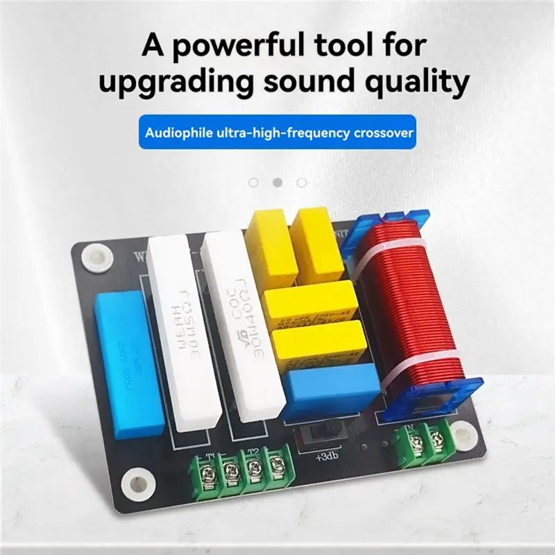B63B-T-248 2-Channel Frequency Divider Hifi High-Fidelity Speaker 400W High-Power Ultra-Tweeter Crossover Adjustable Divider