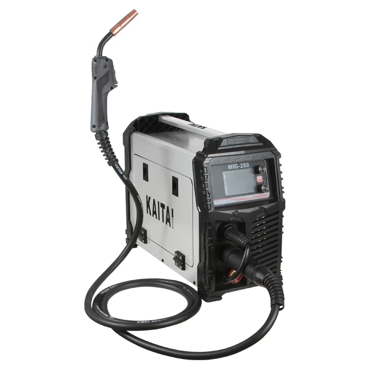 LCD Screen Inverter IGBT Double Pulse MIG/TIG/MMA Welder Aluminum Multifunction Welding MCU MIG-200