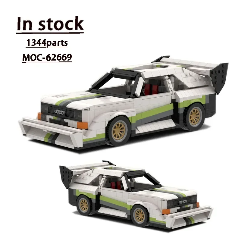 New MOC-62669S1E2 Pikes Peak Movie Series Supercar RacingModel Technology Building Blocks Kids Building Blocks Toys BirthdayGift