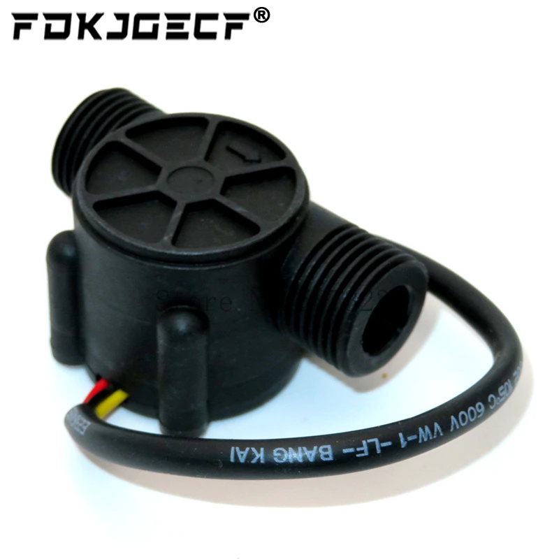 YF-S201 water flow sensor 4/6 points G1/2/3/4 interface FS300A water dispenser Hall flowmeter image 3