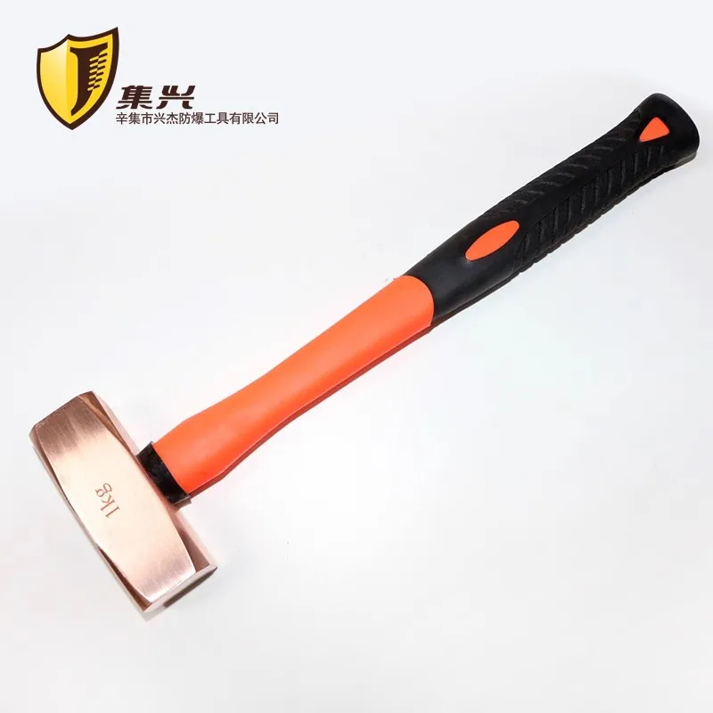 1kg,Red Copper German octagonal hammer , Explosion-proof hammer