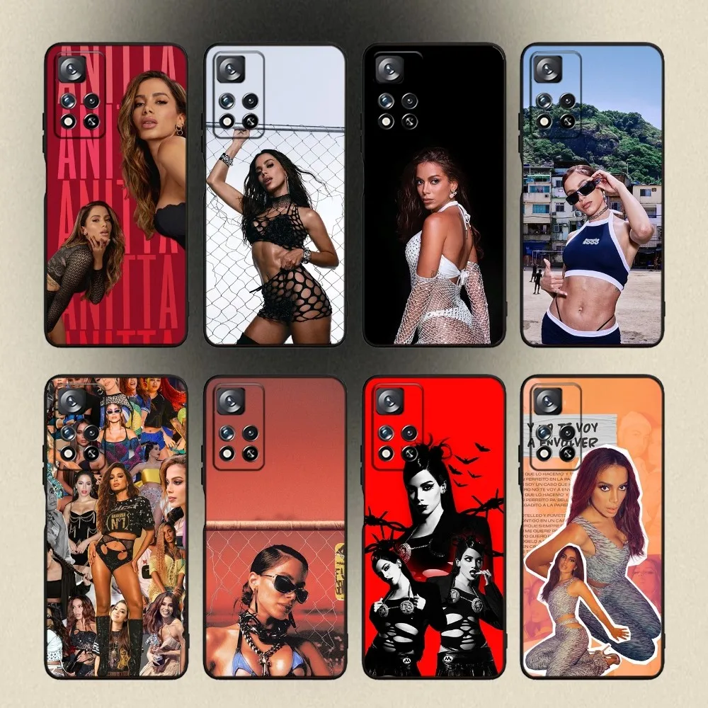 A-Anitta Mil Veces  Phone Case For Samsung Galaxy A20,A21s,A22,A31,A32,A52,A53,A72,73,A80,A91 Soft Black Cover