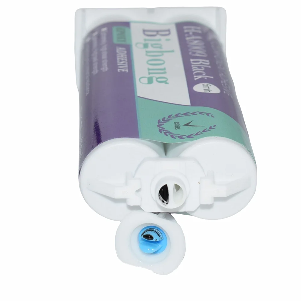 100 Stück Dichtungskleber Epoxidharz Superklebstoffe 50ml AB-Klebstoffe 1:1 Zweikomponenten-Flüssigklebstoff Bigbong Schwarze Epoxidharze – Detail 6